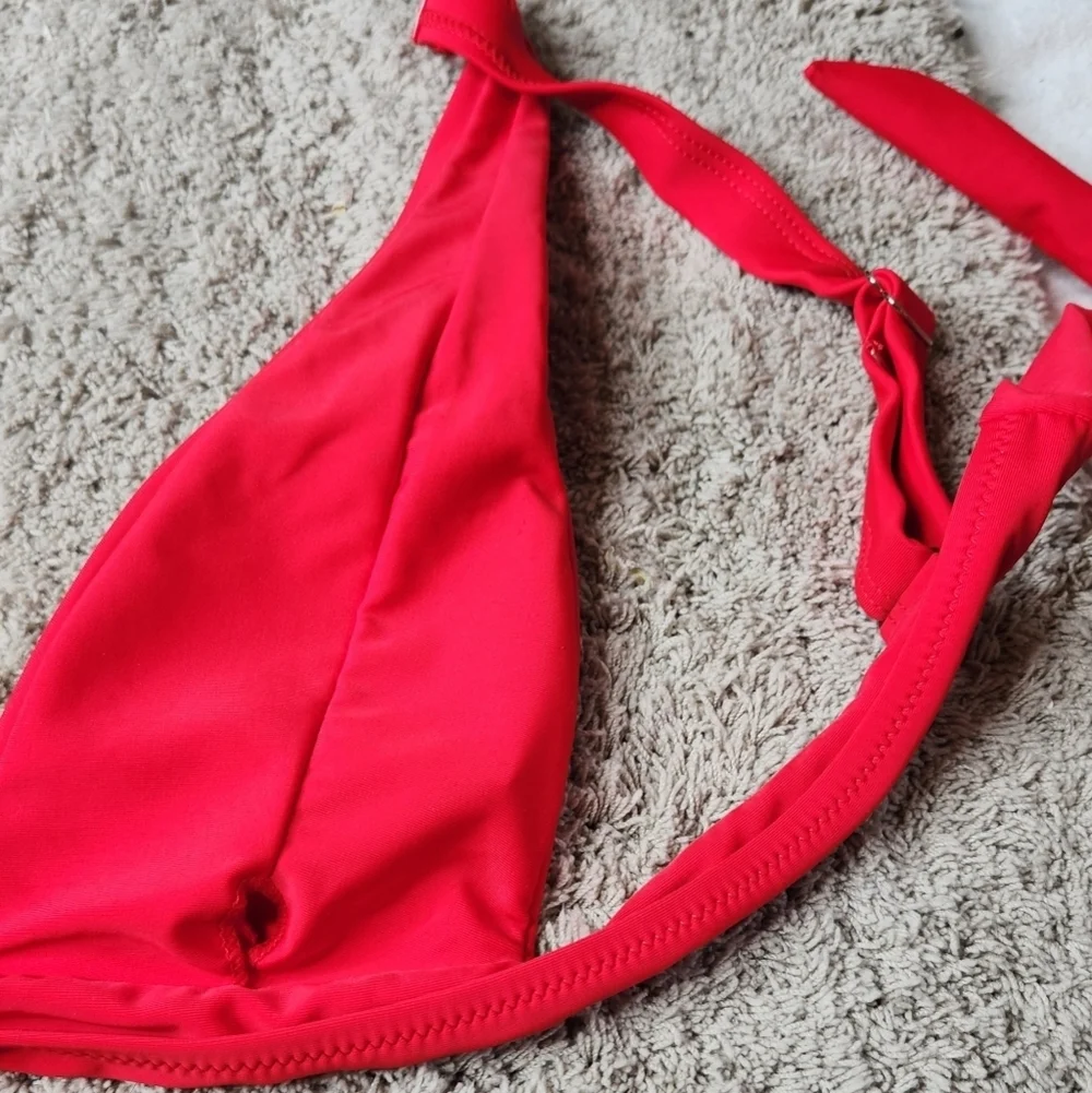 Red Bikini Top - Size S